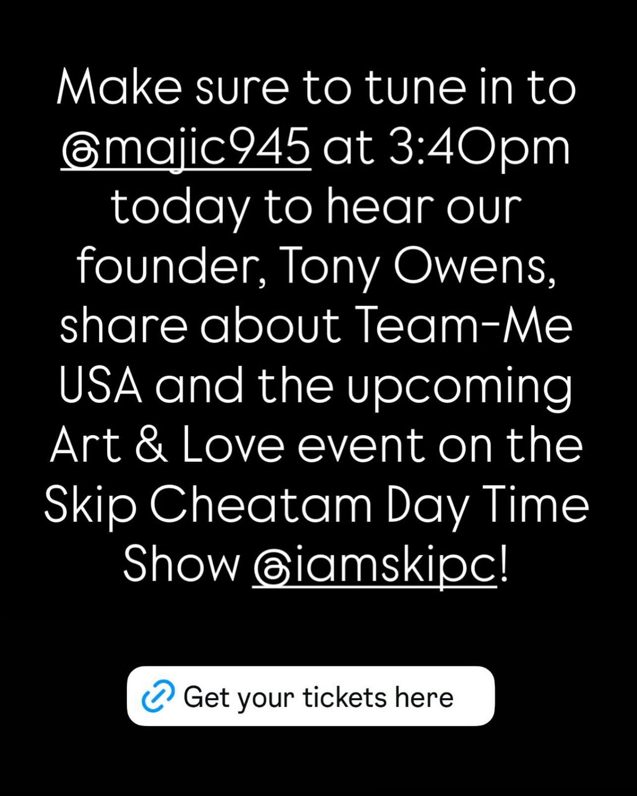 Link in bio to purchase tickets.